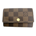 Louis Vuitton Monogram Key Case Multicles 6 Brown Key Holder