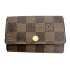 Louis Vuitton Monogram Key Case Multicles 6 Brown Key Holder