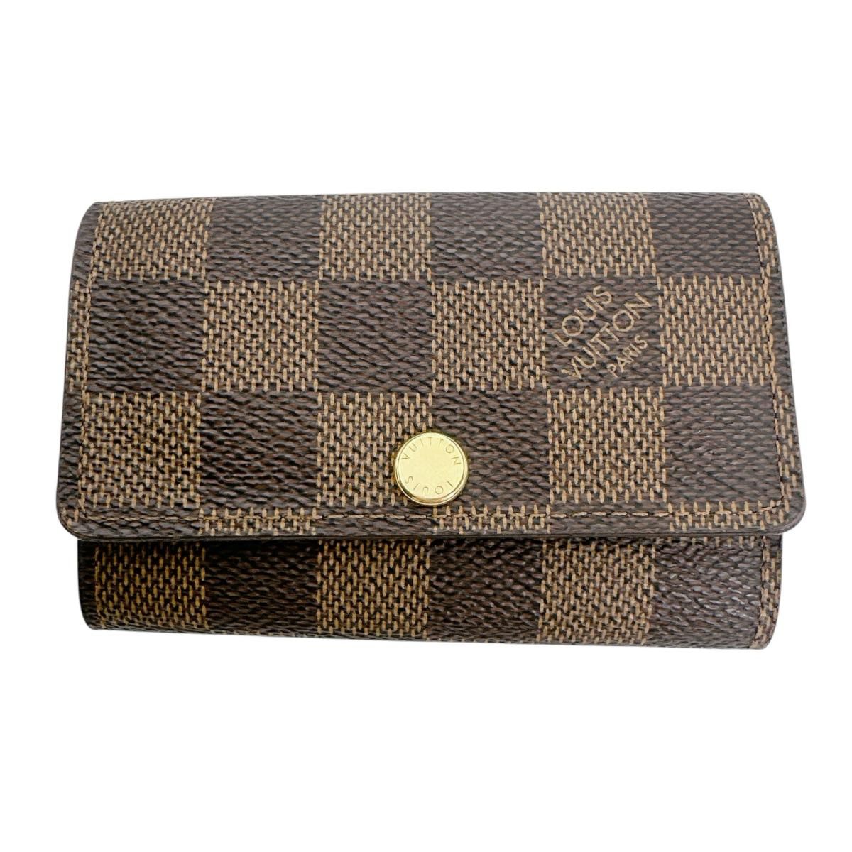 Louis Vuitton Monogram Key Case Multicles 6 Brown Key Holder