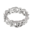 Gucci Flora Ring Diamond 18k White Gold — view 3