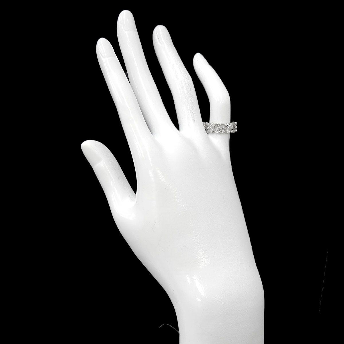 Gucci Flora Ring Diamond 18k White Gold — view 7