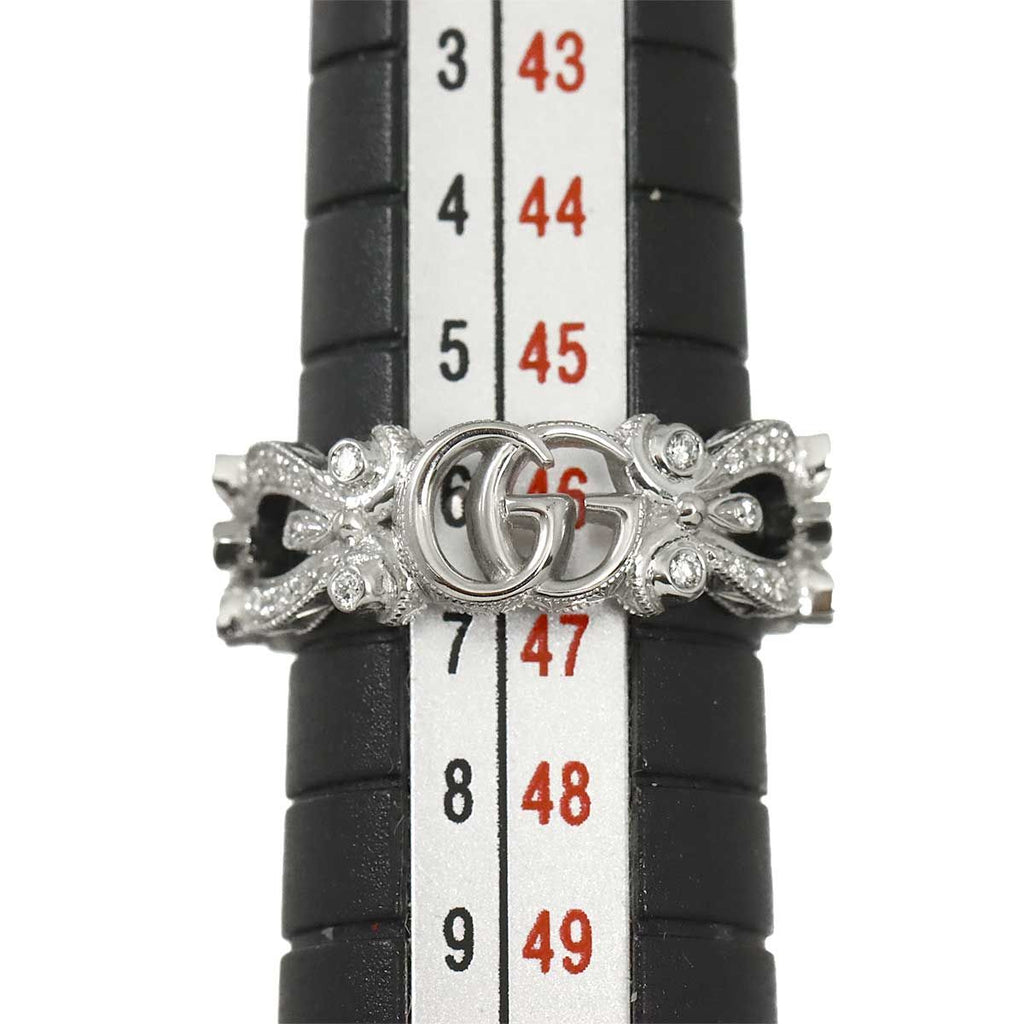 Gucci Flora Ring Diamond 18k White Gold — view 6