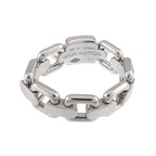 Louis Vuitton Bague Chain Attraction 51 Ring 18k White Gold 750 Berg — view 3