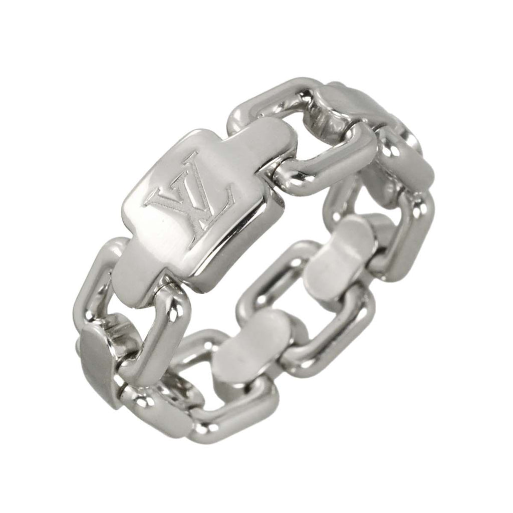 Louis Vuitton Bague Chain Attraction 51 Ring 18k White Gold 750 Berg