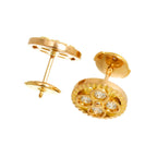 Louis Vuitton Puce Saint Blossom BB Diamond Earrings 18k Pink Gold — view 3