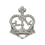 Louis Vuitton Bague Crown 54 Ring Diamond 18k White Gold — view 2