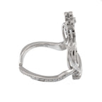 Louis Vuitton Bague Crown 54 Ring Diamond 18k White Gold — view 4