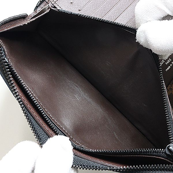 Louis Vuitton Zippy Wallet Vertical Zip Around Monogram Blue Rank — view 4