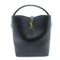 Saint Laurent le 37 Small Bucket Bag Black Leather
