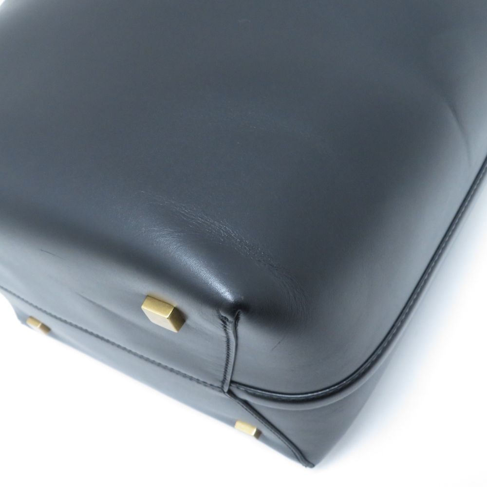 Saint Laurent le 37 Small Bucket Bag Black Leather — view 6