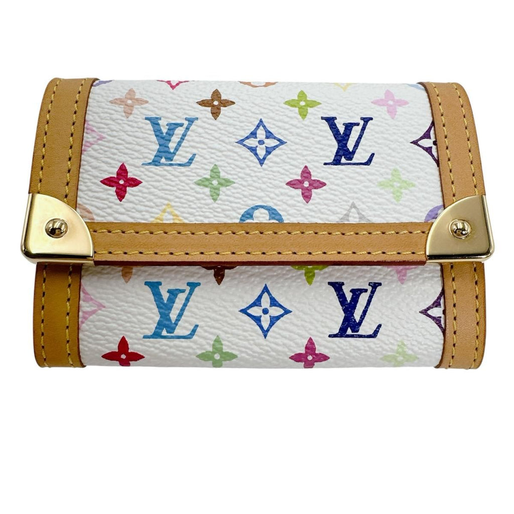 Louis Vuitton Monogram Coin Purse Portefeuille Monnaie Plastic Multicolor