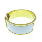 Hermes Clic Clac H GM White Gold Bangle Bracelet — view 4