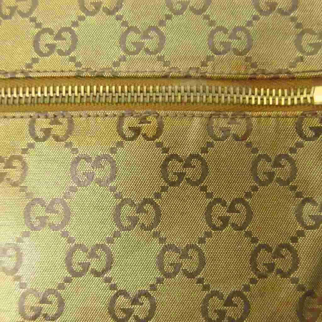 Gucci GG Crystal Waist Bag Shoulder All Over Print Gold Colored — view 5