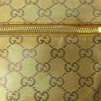 Gucci GG Crystal Waist Bag Shoulder All Over Print Gold Colored — view 5