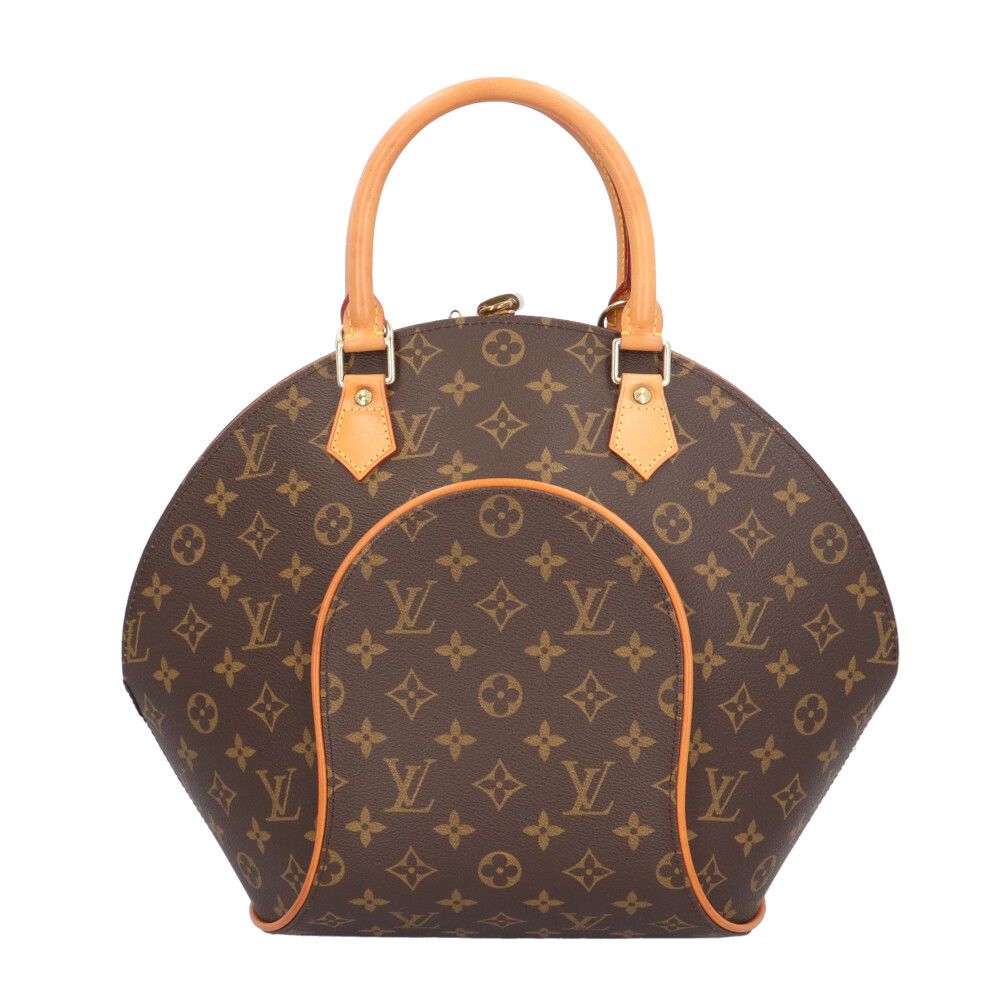 Louis Vuitton Ellipse MM Monogram Handbag Canvas Brown — view 3