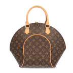 Louis Vuitton Ellipse MM Monogram Handbag Canvas Brown