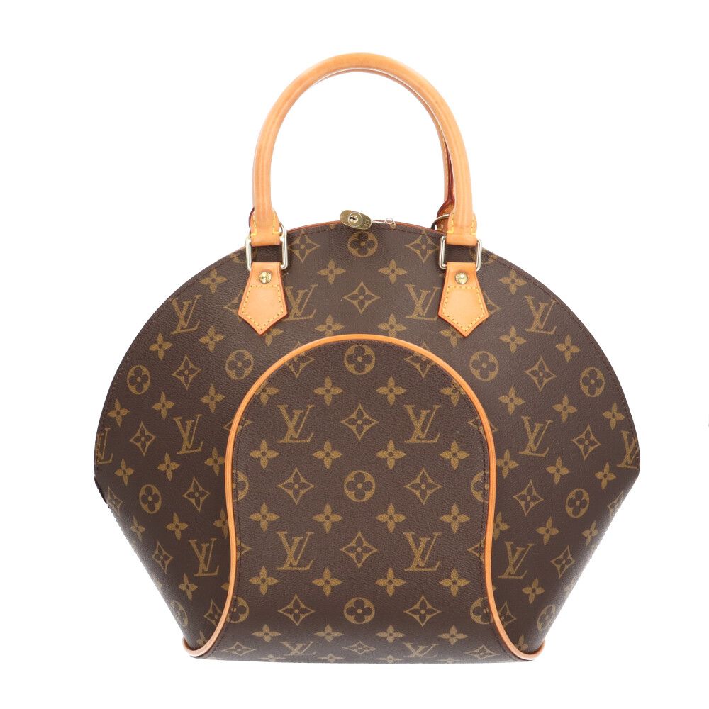 Louis Vuitton Ellipse MM Monogram Handbag Canvas Brown