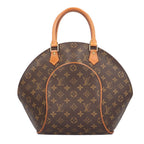 Louis Vuitton Ellipse MM Monogram Handbag Canvas Brown — view 3