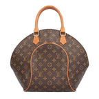 Louis Vuitton Ellipse MM Monogram Handbag Canvas Brown