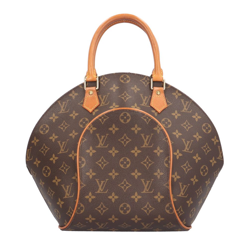 Louis Vuitton Ellipse MM Monogram Handbag Canvas Brown