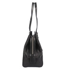 Gucci Medium GG Embossed Tote Bag Black — view 4