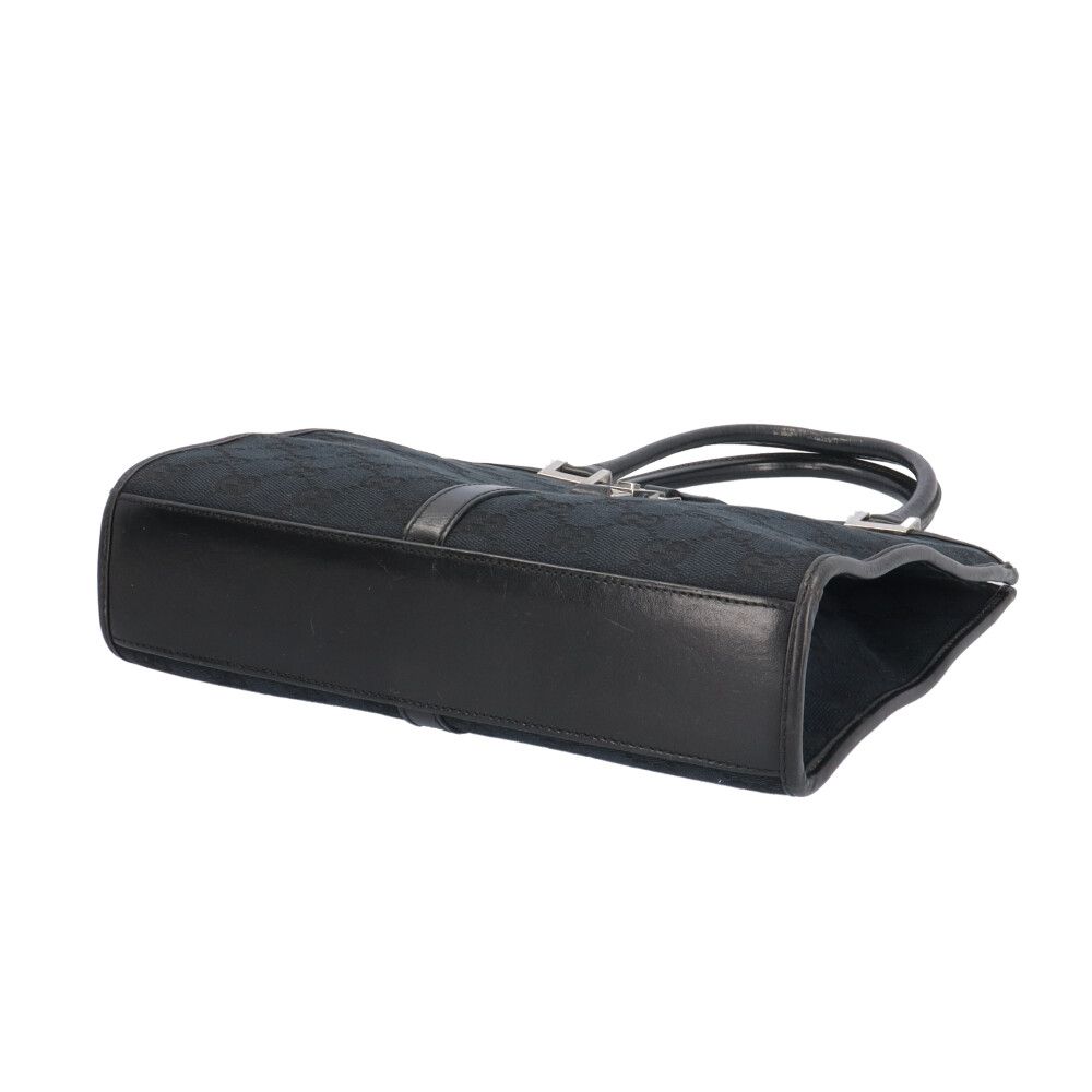 Gucci Square Shape Handbag Jackie Canvas 002 Black — view 5