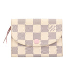 Louis Vuitton Porte Monnaie Rosalie Damier Azur Coin Purse Canvas