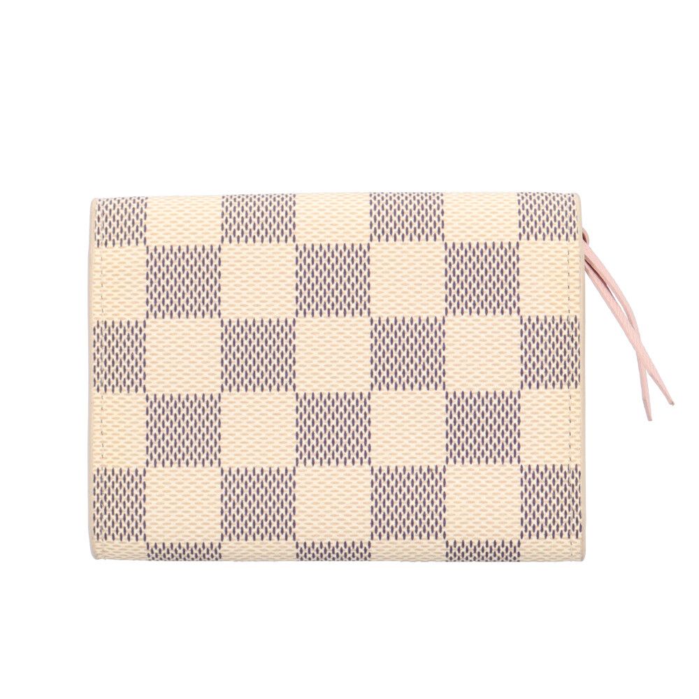 Louis Vuitton Porte Monnaie Rosalie Damier Azur Coin Purse Canvas — view 2