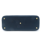 Hermes Bolide 35 Navy Shoulder Bag Courchevel — view 3