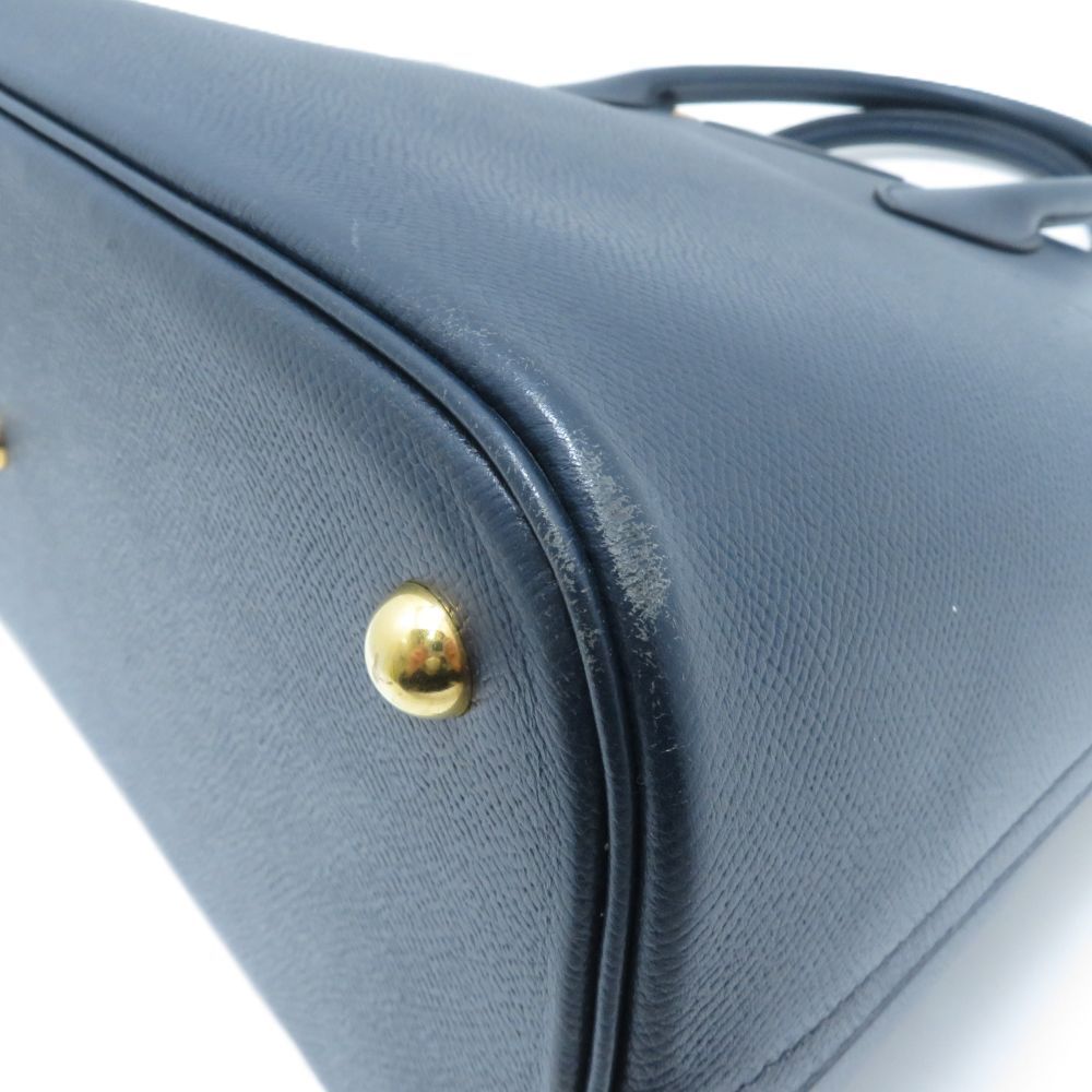 Hermes Bolide 35 Navy Shoulder Bag Courchevel — view 6