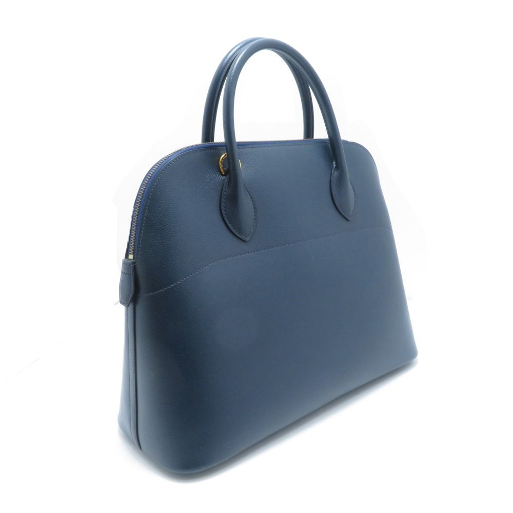 Hermes Bolide 35 Navy Shoulder Bag Courchevel — view 2