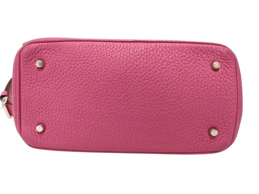 Dior Be Rose Pink Leather 2-Way Shoulder Bag Silver — view 3