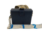 Dior Shoulder Bag Addict Small Box Black Leather Gold — view 2