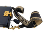 Dior Shoulder Bag Addict Small Box Black Leather Gold — view 3