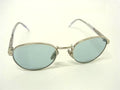 Prada Sunglasses Boston Metal Silver Lens Clear Blue Acetate Eyewear