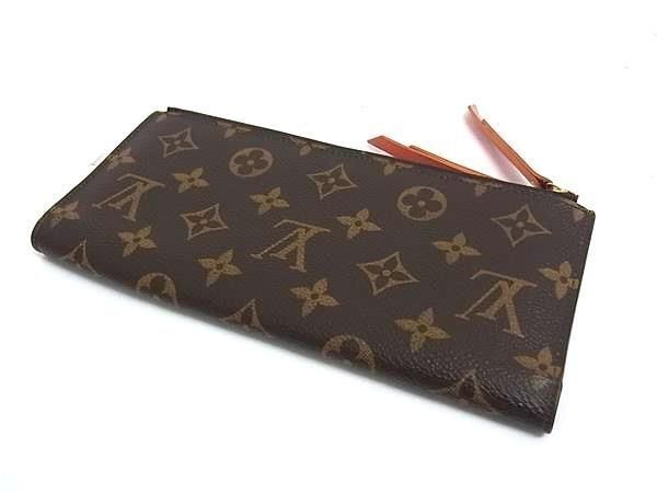 Louis Vuitton Wallet Monogram Portefeuille Adele Brown Piment Leather Bifold — view 2