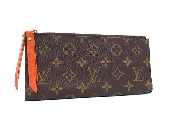 Louis Vuitton Wallet Monogram Portefeuille Adele Brown Piment Leather Bifold