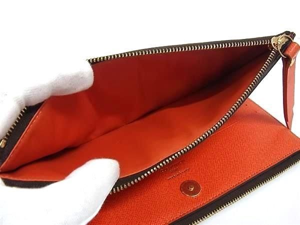 Louis Vuitton Wallet Monogram Portefeuille Adele Brown Piment Leather Bifold — view 6