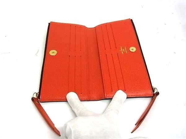 Louis Vuitton Wallet Monogram Portefeuille Adele Brown Piment Leather Bifold — view 3