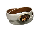 Dior Bracelet 30 Montaigne Double Ivory Leather Gold