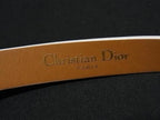 Dior Bracelet 30 Montaigne Double Ivory Leather Gold — view 4