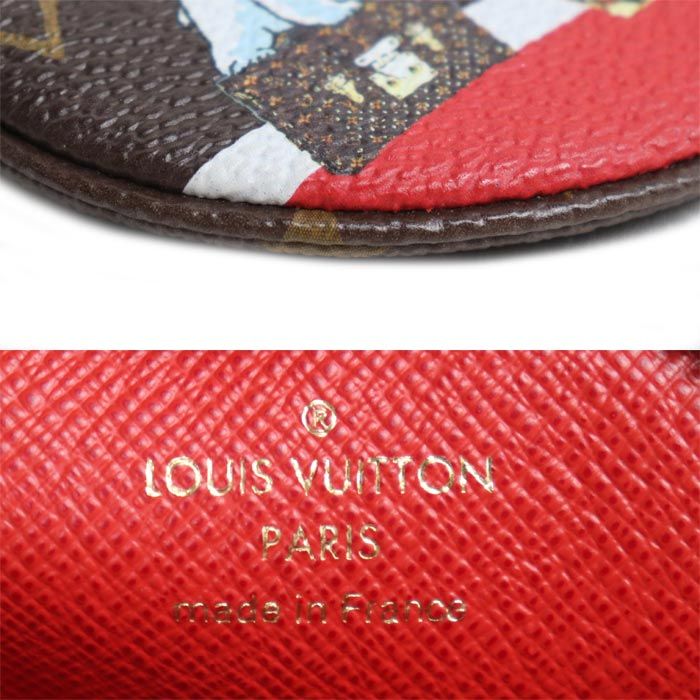 Louis Vuitton Porte Monnaie Rond Christmas Limited Coin Purse Monogram — view 4