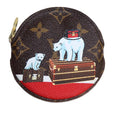 Louis Vuitton Porte Monnaie Rond Christmas Limited Coin Purse Monogram