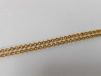 Hermes Necklace Loop Medor PM Gold Black Metal Leather — view 5