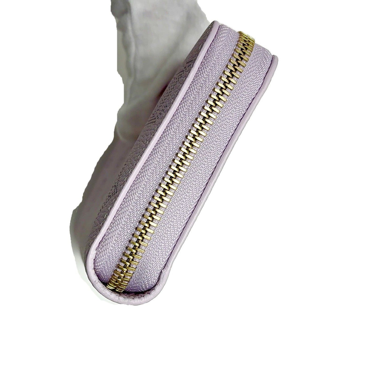 Louis Vuitton Zippy Wallet Mahina Rose Jasmine Leather Purple — view 8