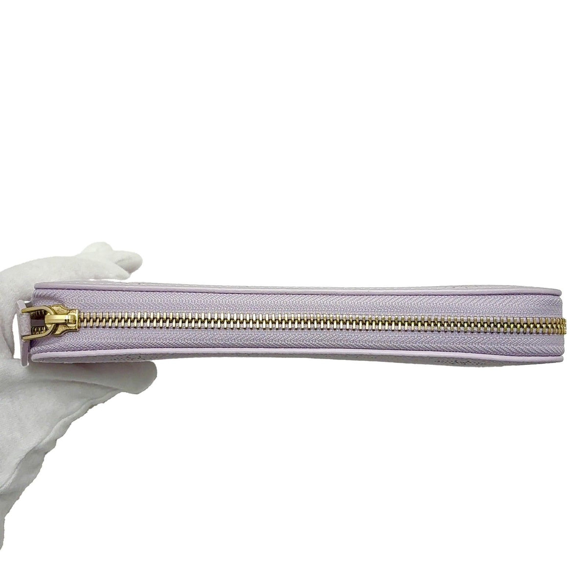Louis Vuitton Zippy Wallet Mahina Rose Jasmine Leather Purple — view 6
