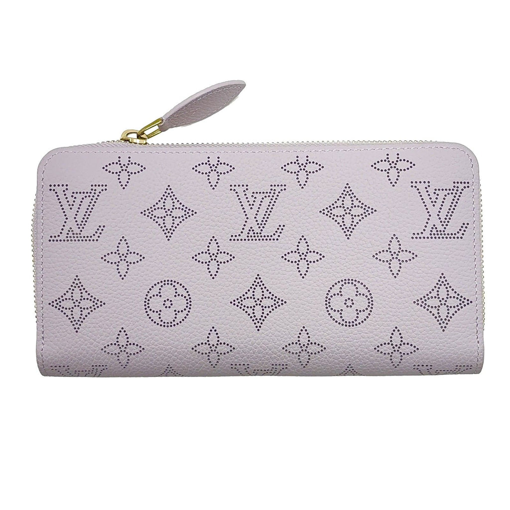 Louis Vuitton Zippy Wallet Mahina Rose Jasmine Leather Purple