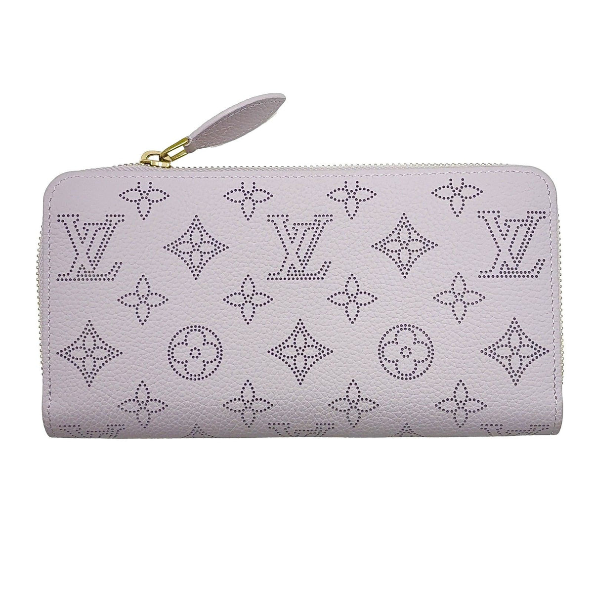 Louis Vuitton Zippy Wallet Mahina Rose Jasmine Leather Purple