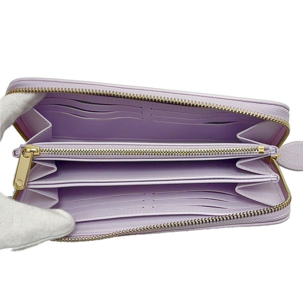 Louis Vuitton Zippy Wallet Mahina Rose Jasmine Leather Purple — view 3