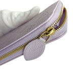 Louis Vuitton Zippy Wallet Mahina Rose Jasmine Leather Purple — view 5